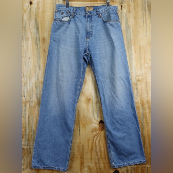 Rocawear Light Wash Relaxed Fit Vintage Jeans Men's Size 36x34 - Picture 5 of 7